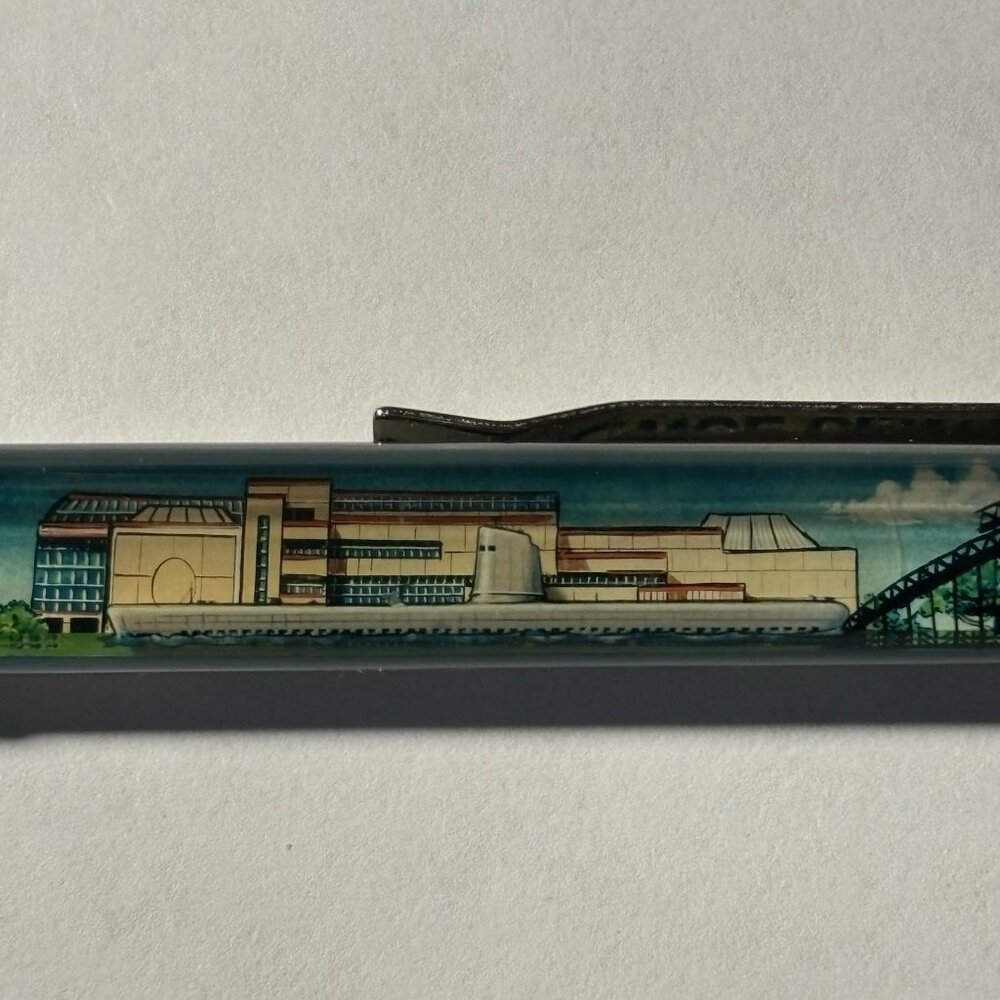 Carnegie Science Center Floaty Pen Pittsburgh PA Submarine Moves by Bridge Vtg